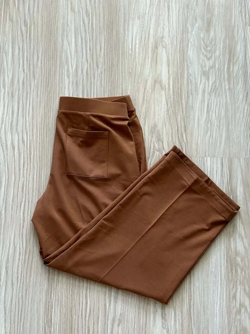 Pure Jill Affinity French Terry Pull-On Wide-Leg Petite Pants